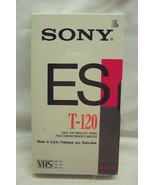 Vintage 1980&#39;s SONY ES T-120 VHS Video 246 Minutes Brand New - $14.85