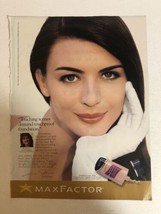 1998 Max Factor Makeup Vintage Print Ad pa7 - $7.91