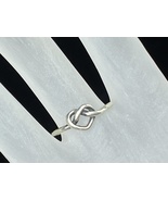 James Avery Sterling 925 Delicate Heart Knot Ring s7.75 JR7935 - £47.10 GBP