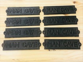 8 Man Cave Signs Bar Wall Plaque Decoration Dad Gift Garage Groomsmen Wholesale  - £28.14 GBP