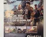 The Outfit Destruction On Demand War Is Hell XBOX 360 2006 Magazine Prin... - $14.84