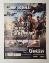 The Outfit Destruction On Demand War Is Hell XBOX 360 2006 Magazine Print Ad - £11.86 GBP