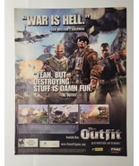 The Outfit Destruction On Demand War Is Hell XBOX 360 2006 Magazine Prin... - £11.86 GBP