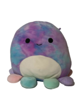 Squishmallows &quot;Mary&quot; the Octopus Blue Tie Dye Stuffed Animal 8&quot; Toy - £6.23 GBP