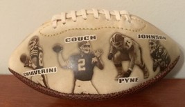Vintage Cleveland Browns Mini Football Souvenir Graphics Tim Couch Ty De... - $19.75