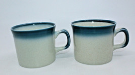 Wedgwood Blue Pacific Mug Cups Set of 2 Made in England Oven to Table Vintage (B - £31.11 GBP