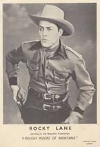 Rocky Lane Rough Riders Of Montana Antique Western Old Publicity Photo - £6.43 GBP