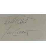 Bud Abbott and Lou Costello original signatures II - £707.96 GBP