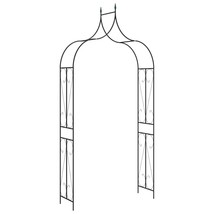 Garden Arch Dark Green 47.2&quot;x15&quot;x101.6&quot; Iron - $2,244.08 MXN