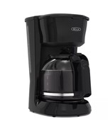 Bella 12-Cup Glass-Carafe Black Drip Coffee Maker New in Box - $34.16