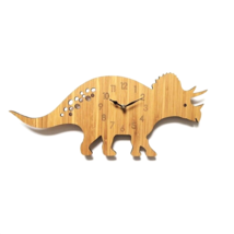 Cartoon wall clock | Triceratops wall clock | Kids Room Wall clock | Wal... - $29.68+