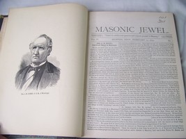 1874 V4 Antique Masonic Jewel Magazine Mississippi Tennessee AJ Wheeler ... - $98.99