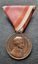 Austrian Military Bravery Medal Bronze Grade - FORTITVDINI - £31.34 GBP