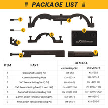 Turbo Engine Timing Tool Kit For Vauxhall / Opel Astra-J / Corsa 1.4 2009-2020 - £35.30 GBP