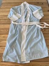 Vintage Chance encounters Women’s Lace detail robe size M Blue DJ - $35.63