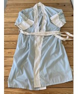 Vintage Chance encounters Women’s Lace detail robe size M Blue DJ - £27.95 GBP