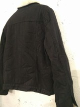 Mens Jackets - Asos Size XL Cotton Black Jacket - £14.15 GBP