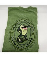 VTNG 90s Crazy Shirts Lucky Frog Size L Single Stitch Vegas Hawaii Made ... - $26.66 CAD