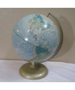 Vintage 60&#39;s Rand McNally 12&quot; Diam. Textured World Portrait Globe w/Stand - €25,25 EUR
