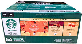 Starbucks K-Cup Coffee Pods Fall Variety Pack 64 Count - $78.84 CAD