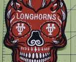 Texas Longhorns Sugar Skull NCAA Football Embroidered Iron On Patch - $12.83+
