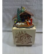 Vintage Western Germany Plastic Christmas Nativity Scene with Box - $17.95