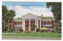 Biloxi Motel Mississippi 1954 postcard - $5.94