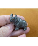 Y-WAT-17) gray baby River WATER BUFFALO YAK carving SOAPSTONE PERU FIGUR... - $158.12 MXN