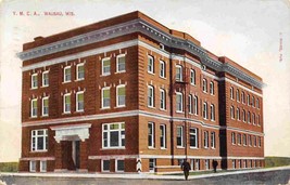 YMCA Building Wausau Wisconsin 1909 postcard - £5.84 GBP