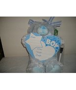 Blue Birth Announcement Bear - £18.87 GBP