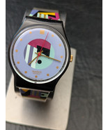 1991  Swatch Standards GB145 Black Inlay Nuovo Working - $87.99 CAD