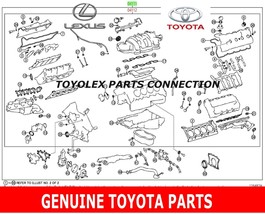New Genuine Toyota Tundra Sequoia Full Engine Oem Gasket Kit 04111-0S023 - £424.13 GBP