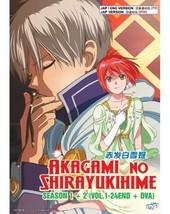 Akagami No Shirayukihime Season 1+2(1-24End+OVA) Dvd Eng Dubbed Ship From Usa - £19.71 GBP