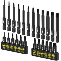 HORUSDY 24-Piece Tamper Resistant Star Bits, S2 Alloy Steel, 1&quot; and 2.3&quot;... - $18.99