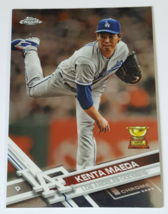 2017 Kenta Maeda Topps Chrome Mlb Baseball Trading Card # 14 Sports La Dodgers - £3.15 GBP