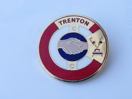 Vintage Curling Club Pin - Trenton Curling Club - Inlaid Pin - £11.79 GBP