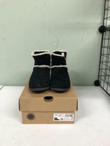 UGG Kids&#39; Unisex K Coletta Wool Suede Boot Black/Cream Size 11K - $571.12 MXN