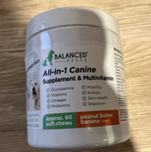 All-in-1 Canine Dog Supplement &amp; Multivitamin 60 Chews Best By Date 5/25 - £23.14 GBP