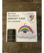 Bytech True Wireless 1st/2nd Gen Airpod Case w Carabiner Rainbow - $289.50 MXN