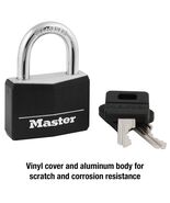 Master Lock 141D 1-5/16 in. H X 1/2 in. W X 1-9/16 in. Vinyl Covered Pad... - $30.24 CAD