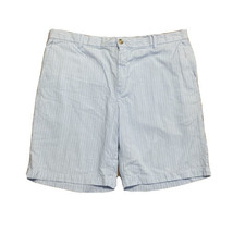 Izod Mens Dress or Casual Shorts ~ Sz 40 ~ Blue &amp; White ~ Striped - £10.61 GBP