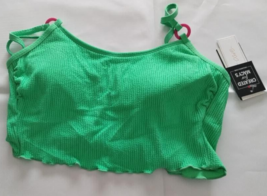 Salt + Cove Leaf Green Swim Top Size Small - $11.26
