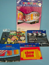 Show Time Movie Party Centerpiece Invitations Napkins Table-Cover Favor Lot - $355.71 MXN
