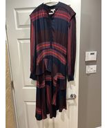 NWT Joie Roz Caviar Midi Dress Asymmetric Long Sleeve 8 - $84.15