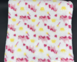 Baby Gear Unicorn Baby Blanket White Pink Single Layer - $14.99