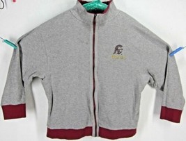Usc Trojans Izod Collegiate Graphic Reversible RED/GRAY Zip Sweatshirt Size 2X - £46.70 GBP