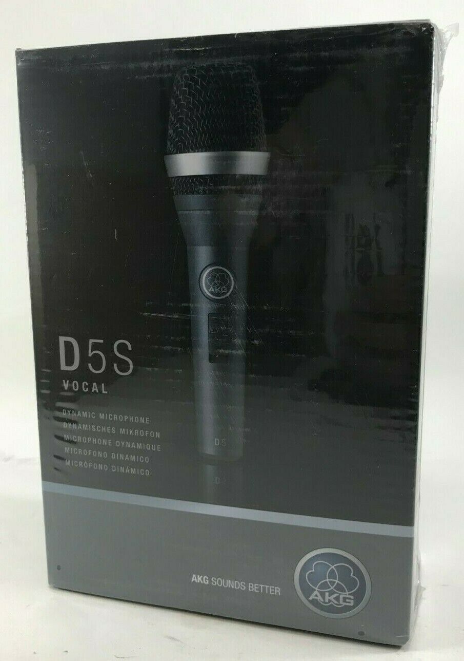 AKG - D5 S - Handheld Supercardioid Dynamic Vocal Microphone with On/Off Switch - £135.42 GBP