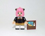 Minifigure Custom Toy Anya Forger Spy X Anime Japanese Cartoon - £4.18 GBP