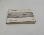 2011 Chevrolet Cruze Owners Manual Handbook OEM E02B08022 - $14.84
