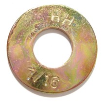 7/16&quot; x 1/2&quot; x 1-1/4&quot; Zinc Plated Grade 8 Steel USS Flat Washers - £10.46 GBP+